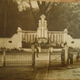 Pomnik poległych podczas I wojny światowej pocztówka 1926 rok